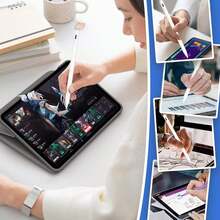 新款可充电磁性触控笔，主动式触控笔，兼容iPad，通用电容式触控笔，适用于安卓和Windows平板电脑 - 彩色 - 查看 5