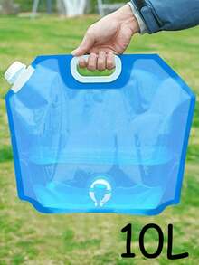 5L/10L 露營水袋 附閥門可折疊水儲存袋 摺疊式緊急水壺 便攜可重複使用 適合男女戶外露營旅行登山徒步野餐烤肉 戶外必備配件 - 彩色 - 查看 13