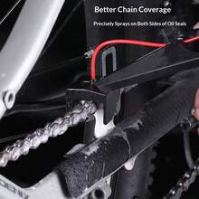 1PC Motorcycle And Bicycle Chain Oiler, Bicycle Chain Oil Cleaning, Lubrication, Splash Prevention Maintenance Tool - Multicolor - View 3