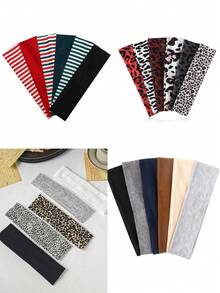 1pc Women's Polka Dot Print Soft Non-Slip Headband, Elastic Sweatband, Elastic Yoga Sports Hair Accessory, Multifunctional Headband Suitable For Daily Wear And Various Occasions, Fashionable Headscarf Hair Accessory For Women Suitable For Vacation, Daily Life, Yoga, Exercise, Travel - Multiple Styles - View 10