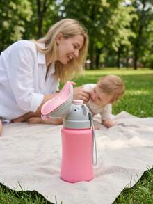 Bô vệ sinh di động cho bé, bồn tiểu chống rò rỉ dùng ngoài trời, du lịch bằng ô tô, bô tiện lợi cho trẻ em. - bồn tiểu - Xem 2