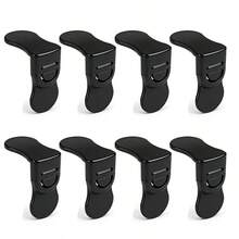 Bộ 20/16/12/8/4/1 chiếc Khóa góc đa chức năng màu trắng, trong suốt, đen - Khóa an toàn cho trẻ em, khóa chống trộm, khóa góc vuông, phù hợp cho trẻ sơ sinh và trẻ nhỏ, thiết kế thời trang, an toàn hiện đại, chất liệu nhựa bền, không cần khoan, thích hợp cho cửa tủ bếp, phòng ngủ, phòng khách, cũng có thể dùng làm khóa tủ lạnh. - Nhiều màu - Xem 16