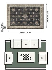 1pc Luxury Moroccan Vintage Floral & Striped Faux Wool Area Rug/Carpet/Door Mat/Runner, Suitable For Bathroom, Kitchen, Entryway, Hallway, Bedside, Living Room, Bedroom, Machine Washable, Home Decor - Multicolor - View 17
