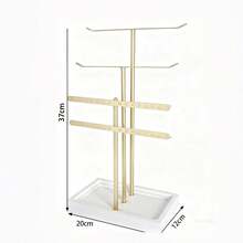 1pc 4-Tier Jewelry Storage Rack, Bracelet Display Stand, Detachable T-Shaped Organizer, Suitable For Storing Bracelets, Necklaces, Earrings, Rings, Unique Gift For Women, Mother's Day, Thanksgiving, Christmas - Multicolor - View 11