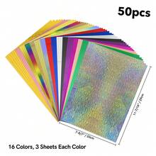 20x29cm Toner Reactive Foil For Laminator, Foil Paper For Toner Foiling Scrapbooking Craft Projects Card Making, Foil By Laser Printer And Laminator - Toner Reactive Foil - View 28