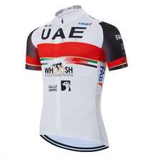 UCI BORA 1 áo đạp xe đường trường mùa hè thoáng khí UAE, kiểu dáng ôm sát. - màu đen - Xem 12