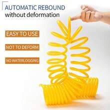 高压多功能花园水管喷嘴，可伸缩花园浇水软管，浇花，洗车配件 - B - 查看 3