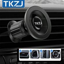 Giá đỡ điện thoại gắn khe gió ô tô TKZJ, kiểu dáng hiện đại tối giản, không cần kẹp hoặc khóa bổ sung, tiện lợi để đặt điện thoại và xem định vị hoặc video. - A - Xem 2