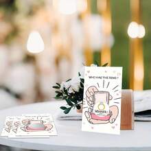 20/40 Stücke Geschenke für Sie/Ihn, Party Gastgeschenke, Bridal-Shower Party Gastgeschenke Rubbellose, Lotterie Ringe "Wer hat den Ring" für Hochzeitsdusche oder Verlobungsparty, Junggesellinnenabschied Gastgeschenke und Dekorationen - A - Übersicht 5
