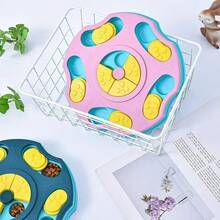 Dog Puzzle Toys Slow Feeder Interactive Increase Puppy IQ Food Dispenser Slowly Eating NonSlip Bowl Pet Cat Dogs Training Game - hồng1 - Xem 7