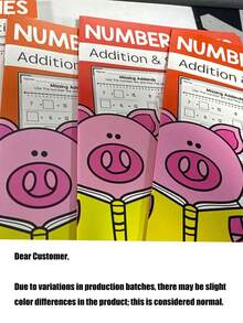 1pc Reusable Math Practice Workbook, Addition & Subtraction Exercises, Writing Practice, Student Stationery, School Supplies, Fantasy Book, Back To School/Christmas Gift, Suitable For Learning Rewards, Holiday Or Birthday Gifts, Stationery - Multicolor - View 8