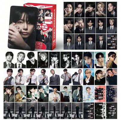 Kpop BT JIMIN V J-HOPE RM JIN-märke Pin - Söt fanmerchandise för ryggsäck/kläder Plåtnål fanpresent till K-popälskare Kpop-samlingskort Alla hjärtans dag-present liten present populärt gruppstödskort, litet samlingskort, gratulationskort till ny kollektion, kortvisningssamling, populärmusiktillbehör, litet boxset-dekorationskort