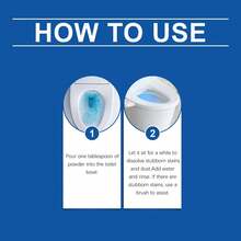 JAYSUING 强力洁厕粉，去污剂，家用清洁用品，神奇泡沫深层清洁，去除水垢、铁锈、异味，浴室清洁工具，清新香味，即刻见效，使用方便，日常清洁必备，洁厕清新套装 - 粉狀 - 查看 7