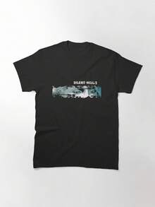 Silent Hill 2 Classic T-Shirt - 黑色 - 查看 1