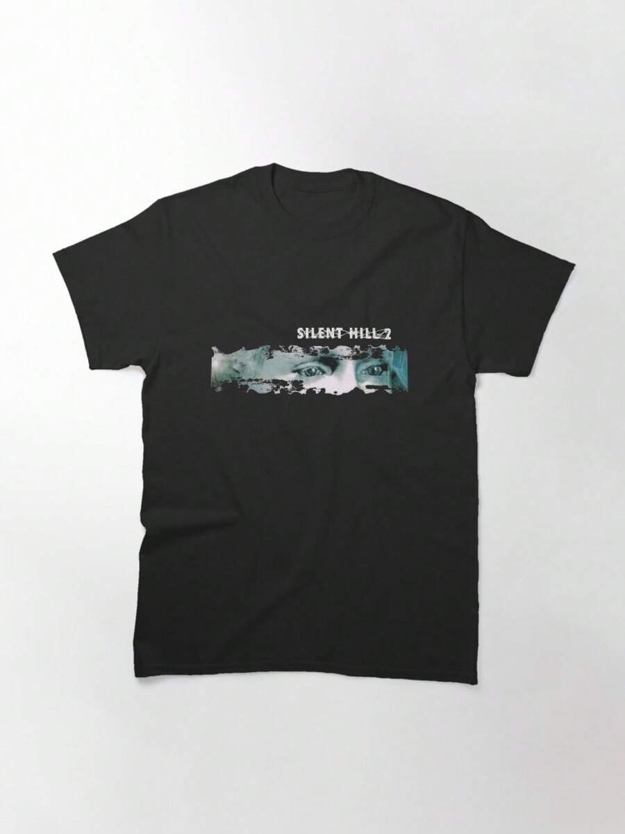 Silent Hill 2 Classic T-Shirt - 黑色 - 查看 1