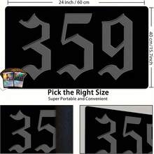 1 高简约数字 359 - 黑色背景优质 RPG 和 TCG 游戏垫 - 采用防滑橡胶底座和聚酯表面，这款游戏垫是玩各种角色扮演游戏的理想选择，它还可以兼作超大鼠标垫。 - 359 - 查看 2