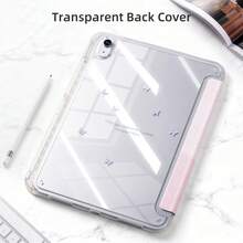 可爱Y型可折叠平板电脑保护套，带笔槽，适用于iPad Air 8 (M4) 11英寸/13英寸/2026款/第11代 (A16)/Air 11 M3 M2/Pro 11 M4 M5/第7代/第8代/第9代 10.2英寸/第10代 10.9英寸/Air 4/Air 5，防摔设计 - 粉紅色蝴蝶 - 查看 7