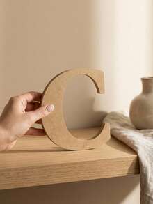 Corte preciso, bordes definidos, superficie lisa, grosor uniforme. Esta figura es ideal para decoraciones en fiestas, señalizaciones, presentaciones escolares, proyectos creativos, escaparates o personalización de espacios interiores. - C - Ver 4