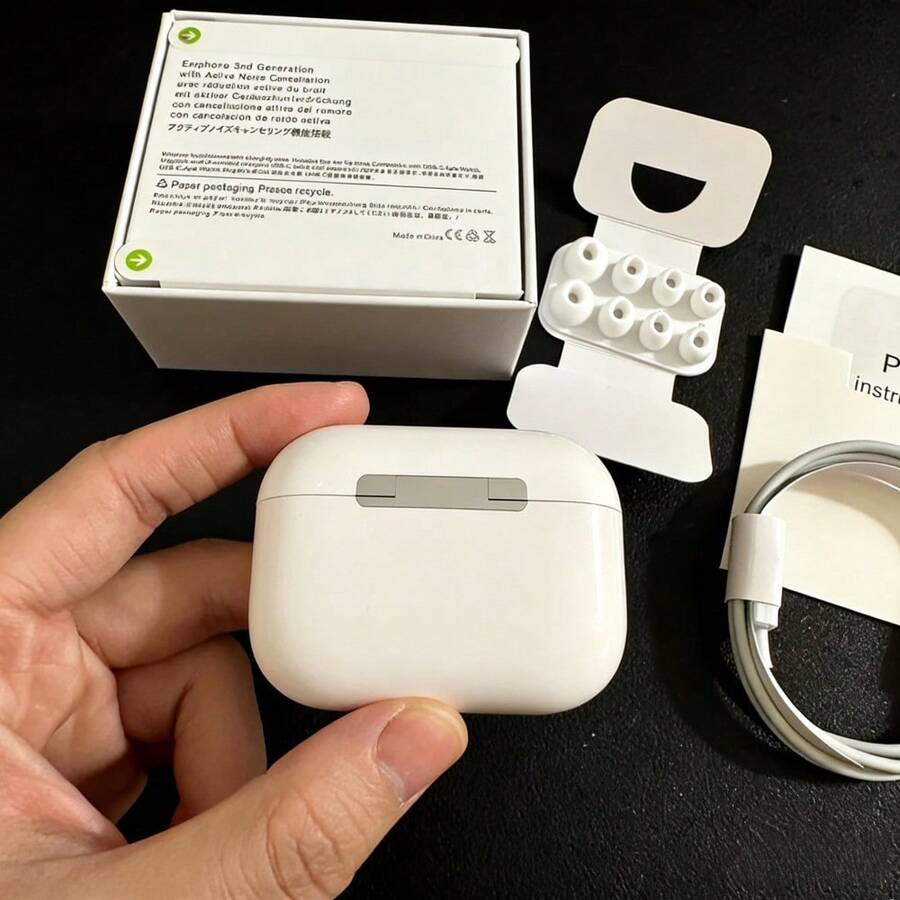2026 New Arrival Wireless Earbuds Apple Compatible Headphones, In Ear Bluetooth Earphones With Seamless Pairing Spatial Audio & Transparency Mode, Multi-Size Replacement Ear Tips Full Retail Package Included, Bluetooth 5.4 Earbuds With ENC HD Call Mic, IPX7 Waterproof, 48H Playtime Fast Charging, Touch Control Ear Buds For IPhone IOS Devices Workout Office Commute Travel Gifting Daily Use, White - Trắng - Xem 1