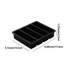 1pc Multi-Function Silicone Freezer Tray, Mold, Ice Cream Mold, Essential Kitchen & Party Accessory For Home And Apartment, Kitchen Necessity, Frozen Storage, Space-Saving Mold, Compact Design, Flexible Tray, Silicone Material, Tray, Home Chef - 彩色 - 查看 6