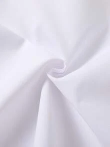 女童新款秋冬长袖衬衫，开学礼物，女童正装休闲衬衫，白色女式衬衫 - 白色 - 查看 5