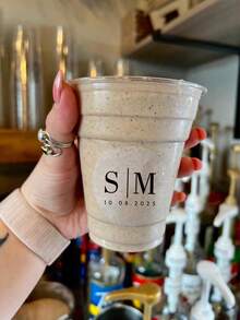 Nhãn dán tên/ngày cưới tùy chỉnh, nhãn dán tròn cá nhân hóa, nhãn dán cưới có thể tùy chỉnh, nhãn dán cảm ơn - Nhiều màu - Xem 6