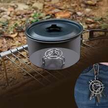 2pcs Stainless Steel Super Mini 2-Inch Steamer Rack, Suitable For Healthy Infuser, Bottles And Small Household Cookware. They Are An Ideal Choice For Steaming Small Portions Of Food, With A Portable Design For Outdoor Use. - Silver - View 4