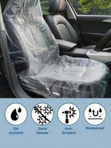 100pcs Disposable Car Seat Protector Pads, Multi-Functional Anti-Stain & Anti-Scratch, Suitable For Commercial And Household Use, Fit All Vehicle Models - A - View 7