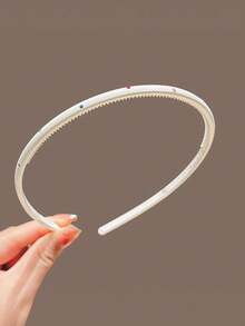 Bộ 4 chiếc băng đô mỏng đính đá cho nữ, thiết kế răng cưa chống trượt, phụ kiện tóc đa năng dùng hàng ngày, thường ngày, dự tiệc, đi biển, du lịch, tạo kiểu tóc, rửa mặt/tóc, trang điểm, trang trí trang phục, phù hợp cho mùa xuân, hè, thu, đông, du lịch, sinh nhật. - Nhiều màu - Xem 10