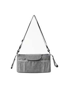 1pc Baby Stroller Hanging Bag, Large Capacity Storage Bag For Baby Stroller, Baby Carriage Accessories - Multicolor - View 15