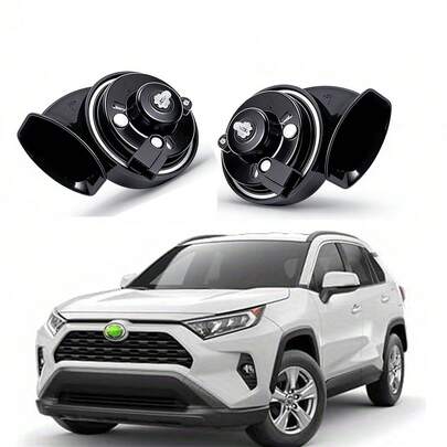Autolautsprecher-Set für RAV4 2025 2024 2023 2022 2021 2020 2019, 12V Schneckenhorn, wasserdichter Hochtöner und Tieftöner Autoersatzlautsprecher