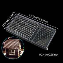 34pcs Chocolate Mold Set With 100pcs Chocolate Lollipop Sticks, Home Kitchen Chocolate Candy Baking Tools, Pastry Making Supplies - Clear - View 26