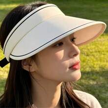 Mũ chống nắng UPF 50+ dành cho nữ - Mũ chống tia UV khi đạp xe mùa hè - Mũ trùm đầu chống tia UV - Khẩu trang rộng vành chắn nắng - A - Xem 10