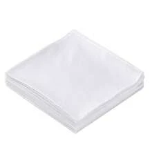 Premium Cotton Blend Handkerchiefs - Super Absorbent Wrinkle Resistant For Sweat Tears OilGentle On Skin 16 Inch - 3 - Xem 8