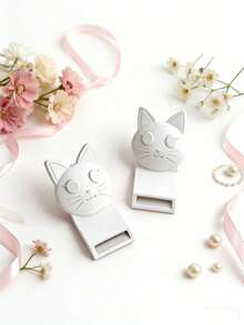 1 Abrelatas con forma de gato lindo para abrir latas de comida y bebidas mientras protege las uñas, perfecto para mujeres que cuidan sus uñas, adecuado para herramientas de cocina de plástico para latas de comida para gatos/perros. El abridor de botellas multiusos es un artículo imprescindible en la cocina - Ver 5