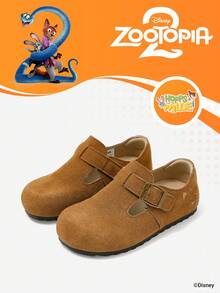 Disney 1 đôi giày bệt trẻ em phiên bản hợp tác Zootopia 2, thích hợp cho sinh hoạt hàng ngày, đi nghỉ mát, chơi thể thao và hoạt động ngoài trời, thoải mái, chống trơn trượt, thoáng khí. - Màu vàng - Xem 1