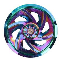 通用摩托车发动机冷却风扇罩，可旋转CNC铝合金散热器护罩，彩色气流增强型保护罩，适用于AKT NKD、SBR Bera、Combate、Bomber、AKT SL、CHR、CR4、CG150、XR150等车型 - 经久耐用，易于安装 - A - 查看 12