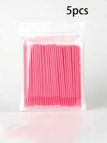 100片/包一次性微型睫毛卸妆湿巾，睫毛清洁刷，纳米清洁棉签，用于卸妆、眼线、睫毛嫁接清洁 - 彩色 - 查看 17