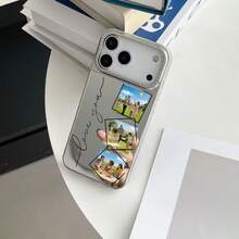 Personalized Custom Photo Phone Case Compatible With IPhone 17 16 15 14 13 12 11 Pro Max And Plus Series Custom Image Printed Protective TPU Anti-Scratch Case Compatible With IPhone 17 Cover Stylish Slim Anti Drop Mobile Phone Cover Daily Gift For Family And Friends - Silver - View 5