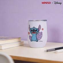 MINISO X Disney Lilo & Stitch Cute Tropical Insulated Stainless Steel Eggshell Tumbler With Lid,Double-Walled Vacuum Cup For Coffee,Wine,Drinks - Nhiều màu - Xem 3