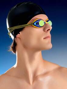 Anti-Fog Swimming Goggles, Professional Training & Racing, Low Resistance Electroplated Thin Strap, Unisex - Swimming Goggles - View 5