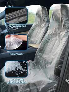 100pcs Disposable Car Seat Protector Pads, Multi-Functional Anti-Stain & Anti-Scratch, Suitable For Commercial And Household Use, Fit All Vehicle Models - A - View 6