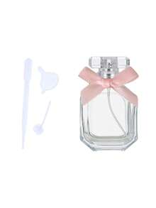 1个50毫升可重复灌装透明香水瓶，饰有蝴蝶图案，包含漏斗、滴管和喷头 - 可重复使用的喷雾瓶，大容量喷雾器，玻璃瓶 - 可重复灌装和使用，旅行容器，旅行必备品，价格实惠的情人节、复活节、母亲节礼物 - 彩色 - 查看 14