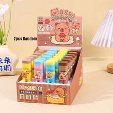 Gọt bút chì hoạt hình, tẩy kéo đẩy, tẩy đa năng hình chuột lang nước, gọt bút chì, văn phòng phẩm cho năm học mới. - A - Xem 11