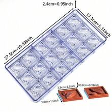 34pcs Chocolate Mold Set With 100pcs Chocolate Lollipop Sticks, Home Kitchen Chocolate Candy Baking Tools, Pastry Making Supplies - Clear - View 30