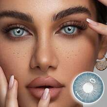 6 Pairs Of Colorful Contact Lens Cases, Offering A Variety Of Color Options. Comes With Contact Lens Cases And Wearing Tools, Suitable For Year-Round Use, And Can Be Used For Eye Makeup, Cosplay, Festive Event Dressing, Halloween Costumes, Cosplay, And More. - YF02 - Xem 4