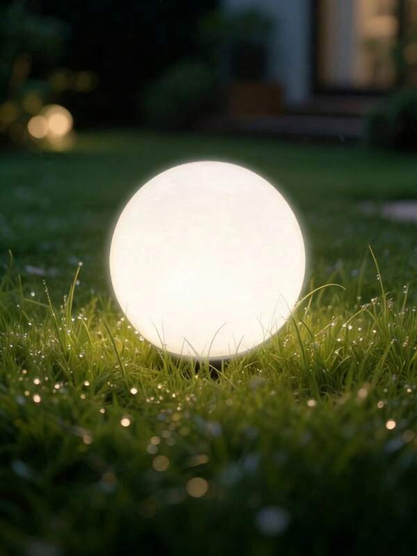Đèn tường hình cầu năng lượng mặt trời ngoài trời, thích hợp cho sân vườn, sân nhà, bãi cỏ, cắm trại, trang trí điểm tham quan, đèn năng lượng mặt trời nhiều màu sắc, chống thấm nước.