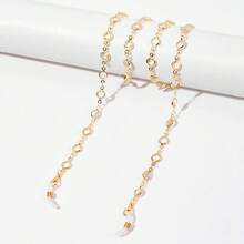 1pc Multicolor Crystal Rhinestone Metal Eyeglasses Chain - Multicolor - View 9