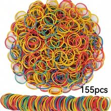 155/355/555根直径25毫米的橡皮筋，高弹性耐用橡胶，适用于家庭、办公室、学校等场所。 - 黃色 - 查看 8