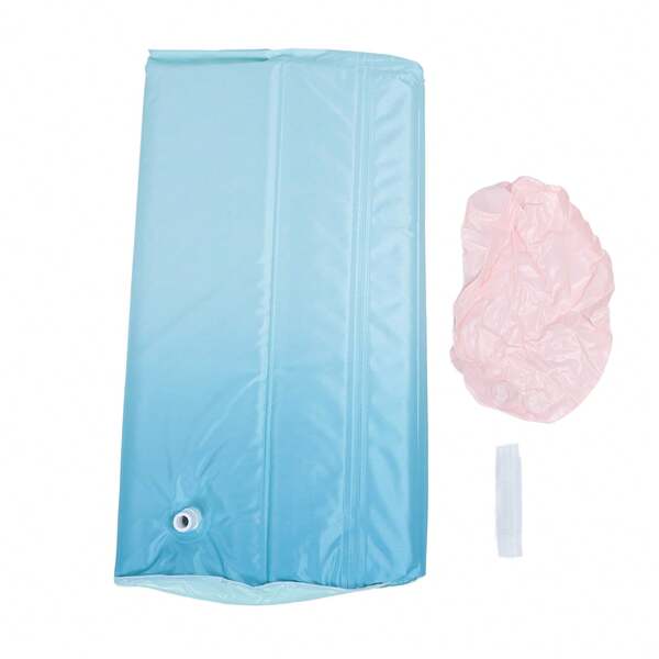 Faltbare Eisbadewanne aus PVC, universell tragbar, für Erwachsene, Sportler und Zuhause, 80 x 65 cm / 31,50 x 25,59 Zoll